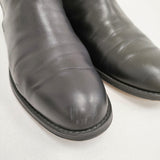 MARGARET HOWELL チャッカーブーツ スムーズレザー サイズ22.5cm 日本製 ブーツ ブラック レディース マーガレットハウエル【中古】6-0903T◎