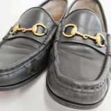 GUCCI ホースビットローファー サイズ37.5 シューズ・靴 ブラック レディース グッチ【中古】6-0417G◎
