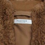 MACPHEE リサイクルボア Vネックベスト サイズ36 定価26400円 プルオーバー ベスト 24AW キャメル ブラウン レディース マカフィー【中古】6-0922T♪