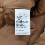 MACPHEE リサイクルボア Vネックベスト サイズ36 定価26400円 プルオーバー ベスト 24AW キャメル ブラウン レディース マカフィー【中古】6-0922T♪