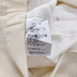 BALLSEY ストレッチボタニー ワイドパンツ サイズ38 定価20900円 ウール パンツ 24AW ホワイト レディース ボールジー【中古】6-0922T♪