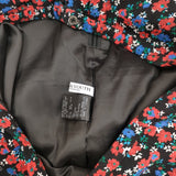 BEAUTY&YOUTH UNITED ARROWS レーヨンフラワープリント サイズM ロングスカート ブラック レッド レディース ビューティアンドユース【中古】6-0511G△