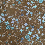 UNITED ARROWS closet story 花柄 刺繍 ジャガード織り ロングスカート ブラウン レディース ユナイテッドアローズ【中古】6-1003T∞