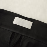 Mame Kurogouchi Cotton Linen Twill Wide Trousers センタープレス 日本製 サイズ2 パンツ ブラック レディース マメクロゴウチ【中古】6-0525M△