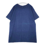 45R/45rpm インディゴ染め サイズ0 コットン 日本製 半袖Ｔシャツ カットソー ネイビー レディース フォーティーファイブアールピーエム【中古】6-0526S♪