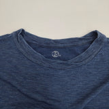 45R/45rpm インディゴ染め サイズ0 コットン 日本製 半袖Ｔシャツ カットソー ネイビー レディース フォーティーファイブアールピーエム【中古】6-0526S♪