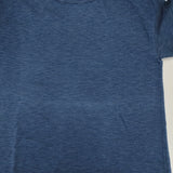 45R/45rpm インディゴ染め サイズ0 コットン 日本製 半袖Ｔシャツ カットソー ネイビー レディース フォーティーファイブアールピーエム【中古】6-0526S♪