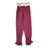 VERMEIL par iena 裾ベルトタックパンツ 定価25300円 日本製 サイズ36 パンツ 24AW ピンク レディース ヴェルメイユパーイエナ【中古】6-0805G∞