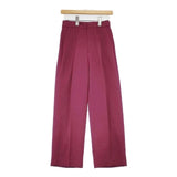 VERMEIL par iena 裾ベルトタックパンツ 定価25300円 日本製 サイズ36 パンツ 24AW ピンク レディース ヴェルメイユパーイエナ【中古】6-0805G∞