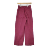 VERMEIL par iena 裾ベルトタックパンツ 定価25300円 日本製 サイズ36 パンツ 24AW ピンク レディース ヴェルメイユパーイエナ【中古】6-0805G∞