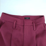 VERMEIL par iena 裾ベルトタックパンツ 定価25300円 日本製 サイズ36 パンツ 24AW ピンク レディース ヴェルメイユパーイエナ【中古】6-0805G∞