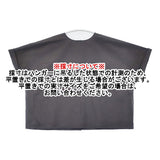 HUIS オーガニックコットンバッグボタン2way半袖ブラウス ワイドシルエット ブラウス シャツ チャコールグレー レディース ハウス/遠州織物【中古】6-0522S♪