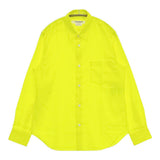 COMME des GARCONS JUNYA WATANABE 蛍光イエロー ポリエステル サイズS 日本製 長袖シャツ AD2019 ネオンイエロー レディース コムデギャルソンジュンヤワタナベ【中古】6-0525M△