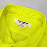 COMME des GARCONS JUNYA WATANABE 蛍光イエロー ポリエステル サイズS 日本製 長袖シャツ AD2019 ネオンイエロー レディース コムデギャルソンジュンヤワタナベ【中古】6-0525M△