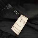 JURGEN LEHL J0141FP131 シルクウールコットン プリーツ ワイドパンツ 定価61600円 日本製 24SS ネイビー 濃紺 レディース ヨーガンレール【中古】6-0428G♪