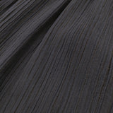 JURGEN LEHL J0141FP131 シルクウールコットン プリーツ ワイドパンツ 定価61600円 日本製 24SS ネイビー 濃紺 レディース ヨーガンレール【中古】6-0428G♪
