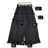 JURGEN LEHL J0141FP131 シルクウールコットン プリーツ ワイドパンツ 定価61600円 日本製 24SS ネイビー 濃紺 レディース ヨーガンレール【中古】6-0428G♪