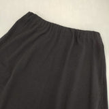 JURGEN LEHL J0141US011 シルクウールスムース ロングスカート 定価52800円 日本製 サイズM ロングスカート 24SS ブラック レディース ヨーガンレール【中古】6-0525G△