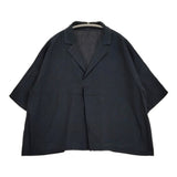 JURGEN LEHL J0142FB891 インド製 コットンブラウス プルオーバー 開襟シャツ ブラウス シャツ 24SS ネイビー レディース ヨーガンレール【中古】6-0525S△