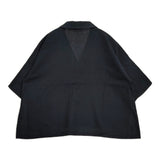 JURGEN LEHL J0142FB891 インド製 コットンブラウス プルオーバー 開襟シャツ ブラウス シャツ 24SS ネイビー レディース ヨーガンレール【中古】6-0525S△