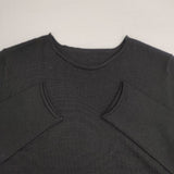 JURGEN LEHL J0134KB501 ウール セーター ニット 23AW ブラック レディース ヨーガンレール【中古】6-1003T∞
