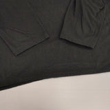 PLAIN PEOPLE H1581UB800-1 コットンリネン 七分袖 Ｔシャツ カットソー ブラック レディース プレインピープル【中古】6-0805M∞