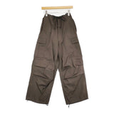 HYKE N/C TYPE M-51 SHELL PANTS 三越伊勢丹別注 定価52800円 251-13305 サイズ1 カーゴパンツ 25SS ブラウン レディース ハイク【中古】6-0428G♪