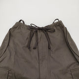 HYKE N/C TYPE M-51 SHELL PANTS 三越伊勢丹別注 定価52800円 251-13305 サイズ1 カーゴパンツ 25SS ブラウン レディース ハイク【中古】6-0428G♪