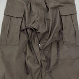 HYKE N/C TYPE M-51 SHELL PANTS 三越伊勢丹別注 定価52800円 251-13305 サイズ1 カーゴパンツ 25SS ブラウン レディース ハイク【中古】6-0428G♪