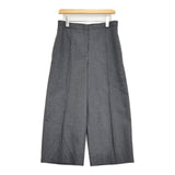 JIL SANDER ウール ワイドスラックス サイズ34 JSPN300410 イタリア製 パンツ 2018AW グレー レディース ジルサンダー【中古】6-0922T♪