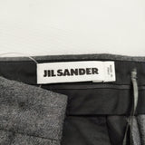 JIL SANDER ウール ワイドスラックス サイズ34 JSPN300410 イタリア製 パンツ 2018AW グレー レディース ジルサンダー【中古】6-0922T♪
