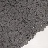 ADORE クラシックレースワンピース 切替 531-8240922 ウール混ドレス ワンピース グレー レディース アドーア【中古】6-1003T∞