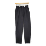 HYKE 241-13284 STRETCH TAPERED PANTS サイズ2 パンツ ブラック レディース ハイク【中古】6-0805G∞