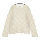 COMME des GARCONS COMME des GARCONS アルパカナイロンウール 定価10万円 RP-N518 サイズM クルーネック セーター ニット AD2025 ホワイト レディース コムデギャルソン/コムコム【中古】6-0505T♪