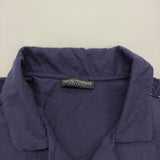 Emporio Armani コットン サイズL ポロシャツ ネイビー メンズ エンポリオ・アルマーニ【中古】6-0512S♪
