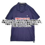 Emporio Armani コットン サイズL ポロシャツ ネイビー メンズ エンポリオ・アルマーニ【中古】6-0512S♪