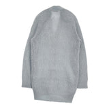 JIL SANDER JSPN751004 サイズS ウールシルクニット ロング Vネック カーディガン 2018AW ライトブルー レディース ジルサンダー【中古】6-0922T♪