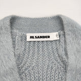 JIL SANDER JSPN751004 サイズS ウールシルクニット ロング Vネック カーディガン 2018AW ライトブルー レディース ジルサンダー【中古】6-0922T♪