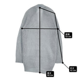 JIL SANDER JSPN751004 サイズS ウールシルクニット ロング Vネック カーディガン 2018AW ライトブルー レディース ジルサンダー【中古】6-0922T♪