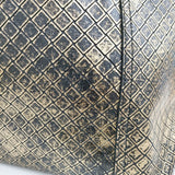 BOTTEGA VENETA イントレッチオ ミラージュ レザー B00672110C トートバッグ ゴールド ブラック レディース ボッテガヴェネタ【中古】6-0518G◎