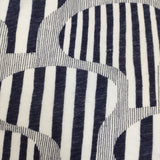 mina perhonen line tree テンセル カシミア シルク サイズ38 ws8161 Ｔシャツ カットソー ネイビー ホワイト レディース ミナペルホネン【中古】6-0522S♪