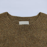 MARGARET HOWELL BANDED FAIRISLE KNIT ウール フェアアイル スコットランド製 定価40700円 セーター ニット ブラウン レディース マーガレットハウエル【中古】6-0922T♪