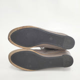repetto レザー レースアップ サイズ36 ブーツ グレージュ レディース レペット【中古】6-1001T◎