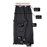 mizuiro-ind ラップパンツ T/R ワイドイージー パンツ ブラック レディース ミズイロインド【中古】6-0805G∞