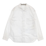 tao COMME des GARCONS 丸襟 袖レース コットン サイズM ブラウス シャツ AD2021 ホワイト レディース タオ コムデギャルソン【中古】6-0525M△