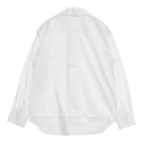 tao COMME des GARCONS 丸襟 袖レース コットン サイズM ブラウス シャツ AD2021 ホワイト レディース タオ コムデギャルソン【中古】6-0525M△