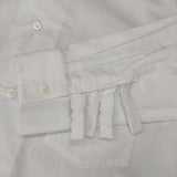 tao COMME des GARCONS 丸襟 袖レース コットン サイズM ブラウス シャツ AD2021 ホワイト レディース タオ コムデギャルソン【中古】6-0525M△