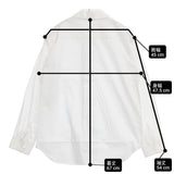 tao COMME des GARCONS 丸襟 袖レース コットン サイズM ブラウス シャツ AD2021 ホワイト レディース タオ コムデギャルソン【中古】6-0525M△