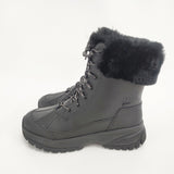 UGG ヨセフラッフ 25cm 定価29700円 1112328 ブーツ ブラック レディース アグ【中古】6-1001T◎