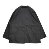nest Robe リネンコットン 定価33000円 00125-1101 テーラードジャケット 25SS ブラック レディース ネストローブ【中古】6-0428M♪